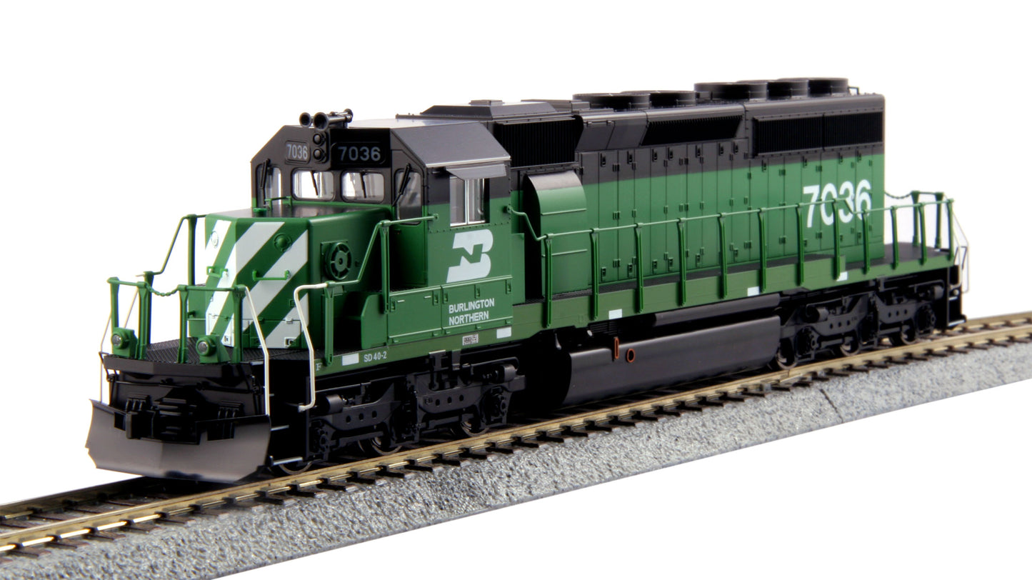 Kato 37-6604-DCC HO Burlington Northern EMD SD40-2 Diesel Locomotive #7036
