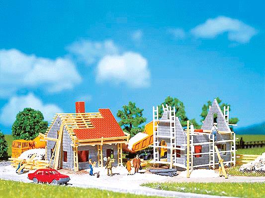 Faller 232223 N Homes Under Construction Building Kit (Pack of 2)