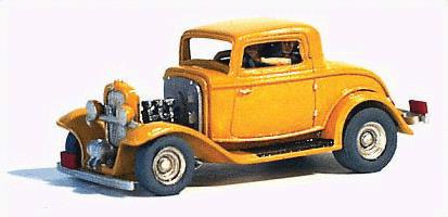 GHQ 63001 HO American Automobiles Ford Hot Rod Pewter Metal Kit w/Figures 1932