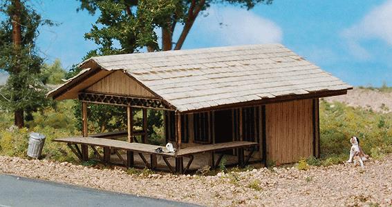GC Kaser Country Market 309 N Scale- Kit (Laser-Cut Wood)