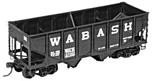 Tichy 4029 HO Undecorated Rebuilt Panel Side 36' USRA 2-Bay Open Steel Hopper