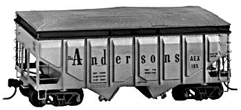Tichy 4031 HO Andersons Co. USRA 36' 2-Bay Panel Side Rebuilt Covered Hopper