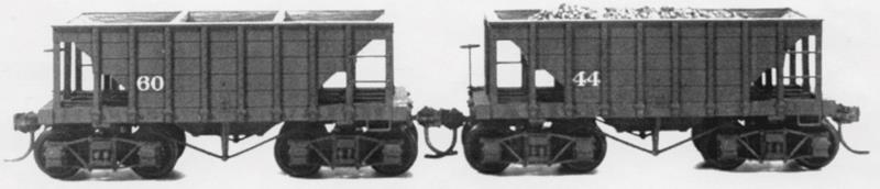 Tichy 6012 HO Undecorated 22' Wood Ore Car Kits (Set of 6)