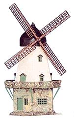 Heljan 201 HO Scale Old Windmill Kit
