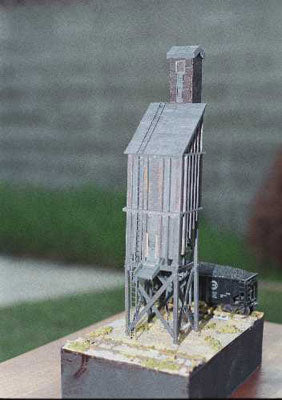 JV Models 2029 HO Scale 40-Ton Branchline Coaling Tower Building Kit