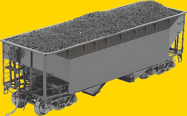Kadee 7001 HO Undecorated 50-Ton AAR Standard Offset 2-Bay Open Hopper