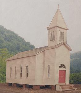 B.T.S. 17232 O Scale Rural Church Craftsman Building Kit