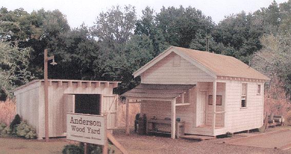 B.T.S. 17480 O Scale Anderson Pulpwood Yard Craftsman Building Kit