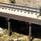 B.T.S. 27103 HO Atlantic Coast Line 50' Ballast Deck Trestle