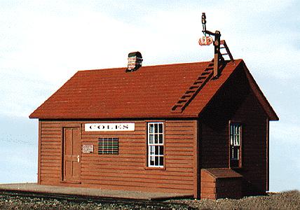 B.T.S. 27124 HO East Broad Top Coles Station Building Kit