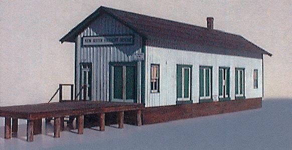 B.T.S. 7500 S Freight House - Kit (Laser-Cut Wood & Card)