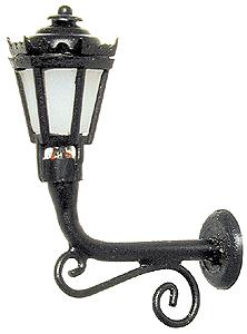 Miniatronics 72-006-01 HO Black Outdoor Building Light