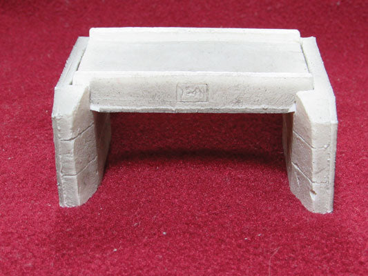 Pre-Size 127 HO Scale Concrete Wall Culverts 20''  Bridge 1941 Single