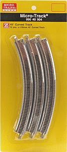 Micro-Trains 99040904 Z 45 Degree R195mm Micro-Track Curves (12)