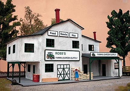 Northeastern Scale Models 30018 N Scale Farm & Garden Supply - Kit