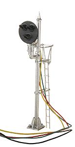 NJ International 1053 HO G-Type Signal - Single-Head 3-Light with LEDs