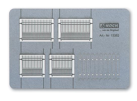 Noch Gmbh & Co 528-13352 HO Scale Berlin Residential Fence - Kit