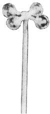 Plastruct 94826 HO 1/2” x 2-1/4” 4-Globe Boulevard & Highway Lamp (Pack of 5)