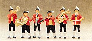 Preiser 10207 HO Tyrolean Band in National Costume Figures # 2 (Set of 6)