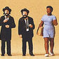 Preiser 10462 HO American Street Scene Figures #1 (Set of 5)