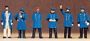 Preiser 12130 HO 1900''''s Royal Prussian Railway Personnel Figures (Set of 6)