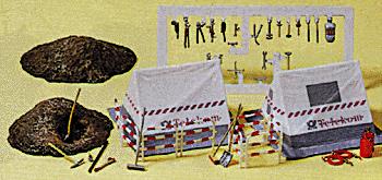 Preiser 17179 HO Telephone Construction Site Plastic Model Kit
