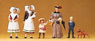Preiser 24608 HO 1900's Group from Spreewald Figures (Set of 6)