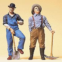 Preiser 45101 G 1900's Track Workers Figures (Set of 2)