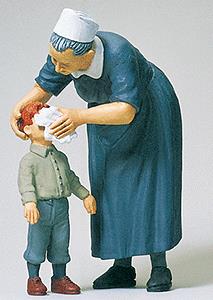 Preiser 45507 G Protestant Sister with Child Figures (Set of 2)