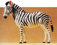 Preiser 47529 G Animals - Zebra Standing Figure