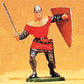 Preiser 51003 G Norman Attacking with Sword & Shield Figure #2