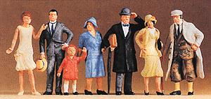 Preiser 65300 O Standing Passers-by Figures (Set of 7)