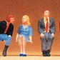 Preiser 65306 O Seated Passenger Figures (Set of 6)