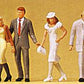 Preiser 65322 O Walking Passers-By Figures (Set of 6)
