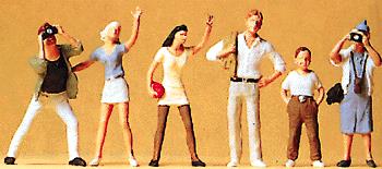 Preiser 65333 O Recreation and Sports Spectators Figures (Set of 6)