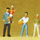 Preiser 79086 N Standing Spectators Figures (Set of 8)