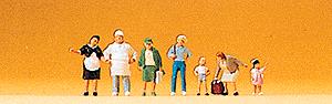 Preiser 79097 N Bakers with Customers Figures (Set of 7)