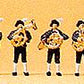 Preiser 79121 N Bavarian Musicians in Costumes Figures (Set of 6)