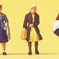 Preiser 79198 N Walking Passengers Figures (Set of 6)