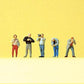 Preiser 79210 N Working Railfans Figures (Set of 5)