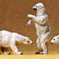 Preiser 79716 N Animals - Polar Bears Figures (Set of 4)