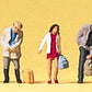 Preiser 88538 Z Standing Passengers Figures (Set of 7)