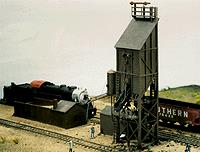 Scale Structures 7239 HO Coal & Sandhouse Complex Master Touch Interior Detail