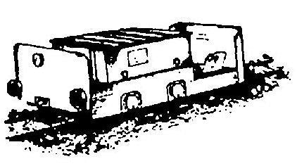 Scale Structures 9122 HO Construction Equipment Electric Mine Locomotive