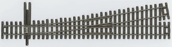 Shinohara Track 403 HOn3 #6 Nickel Silver Code 70 Left Hand Switch Turnout