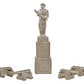 The N Scale Architect 20048 Hero's Park Monument Metal Unpainted Kit