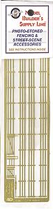 The N Scale Architect 61050 N 300 Scale Feet 3-Rail Corral Fence with Gates