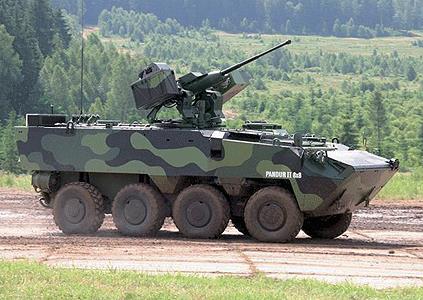 Trident Miniatures 87087 HO Steyr Pandur II 8x8 Armored Carrier Resin Kit