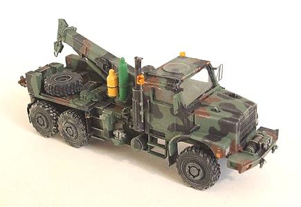 Trident Miniatures 87098 HO US Marine Corps MTVR Mk26 6x6 Wrecker Resin Kit