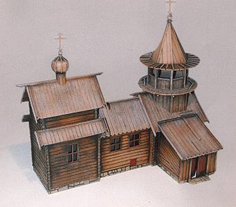 Trident Miniatures 99025 HO Russian Church Bell Tower Resin Structure Castings